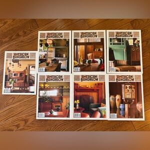 American Bungalow Magazine Lot - Vintage-Inspired Covers in Brown, Cream & Green